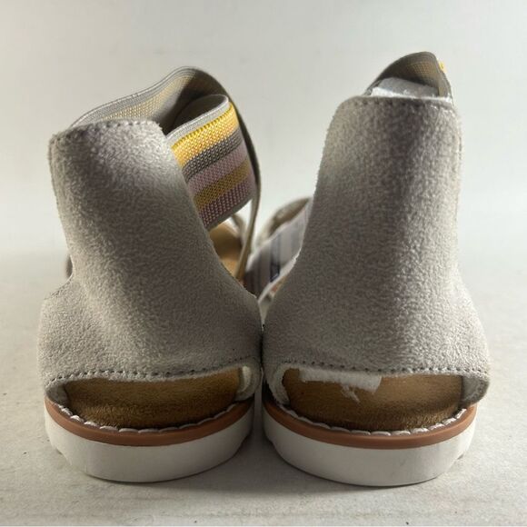 Skechers Womens BOBS Blazing Star Strappy Sandals Natural Gray Size 6 - Picture 4 of 8